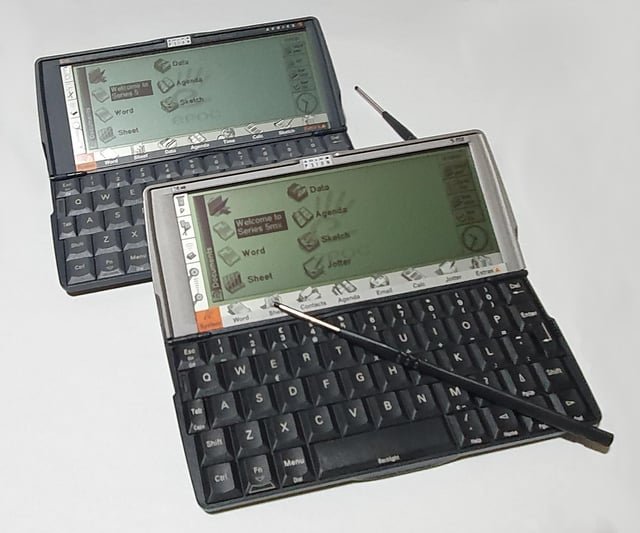 WHY may QWERTY capable "clamshell" PDAs like PSION Series 5 have been PURGED from the marketplace?