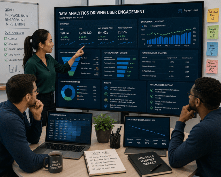 How Data Analytics Helps Companies Improve User Engagement