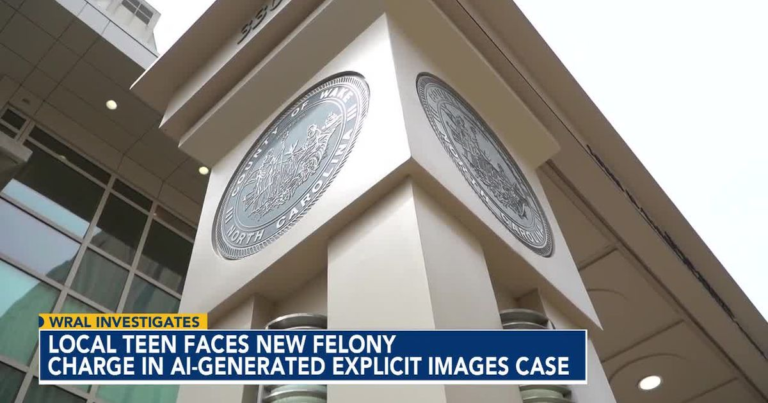 Wake County teen faces 10th felony charge in alleged AI-generated explicit images case :: WRAL.com