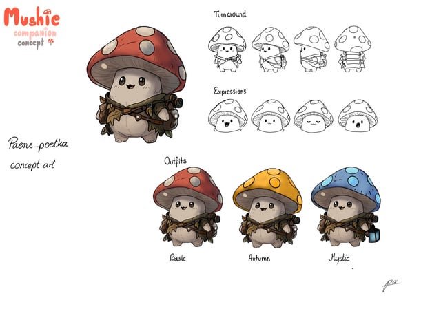 My concept for a Fortnite companion: Mushie 🍄