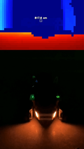 Dark environment test for 3DTOF LIDAR HM-LD1