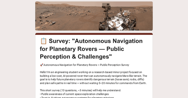 Curiosity: Would you trust an AI rover to drive itself on Mars?