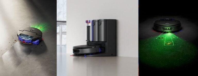 The Dyson Spot+Scrub Ai is the first wet and dry robot vacuum cleaner that taps on AI to help clean