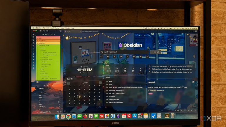 I turned Obsidian into a personal command center, and now I barely open separate apps