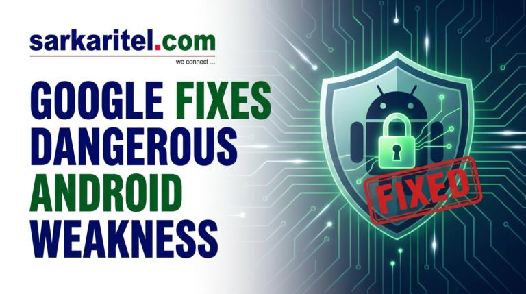 Google Fixes Dangerous Android Weakness – Sarkaritel