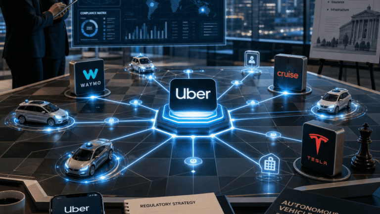 Uber Pushes Policy to Slow Rival Self-Driving Cars
