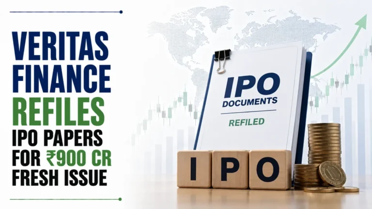 Veritas Finance Refiles IPO Papers for ₹900 Cr Fresh Issue