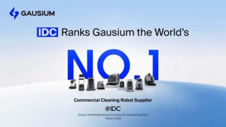 Gausium Ranked World’s No.1 Commercial Cleaning Robot Supplier by IDC, Shifting From Flagship Wins to Scalable Growth