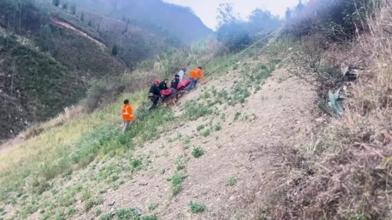 At least 14 dead after minibus rolls off mountain road in Peru | News