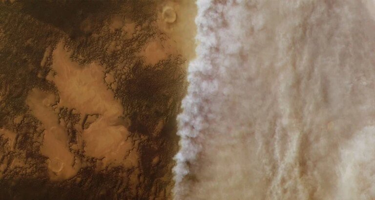 Electrically Charged Mars Storms Threaten Future Exploration