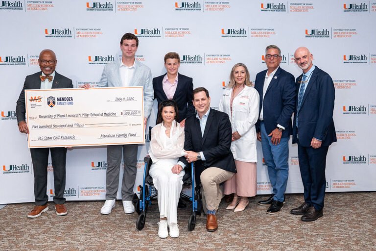 Mendoza Family’s Gift Accelerates Breakthrough MS Research