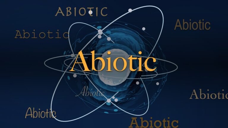 Science word of the day: Abiotic