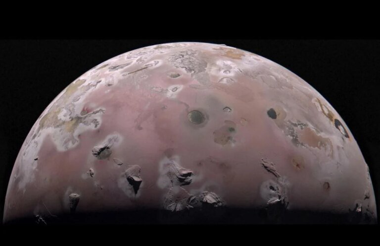 Juno Measures the Heat Below Io’s Restless Surface