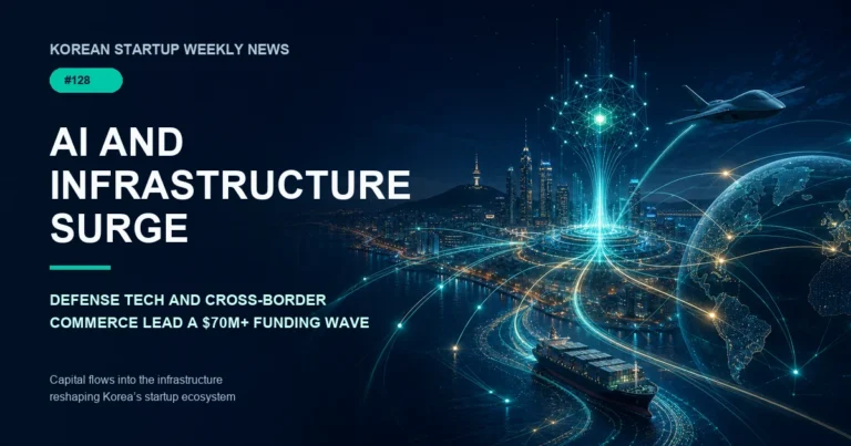 Korean Startup Weekly News #128 | AI, Defense, and Cross-Border Commerce Lead $70M+ Funding Wave