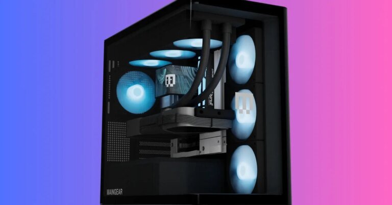 Maingear’s Zero desktop is a wire-free beauty with curved glass and plenty of firepower