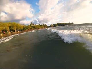 I just love flying over the ocean while the sun is setting, the blues and greens, the waves, the light reflecting, the thrill of knowing that one mistake and your drone is gone.