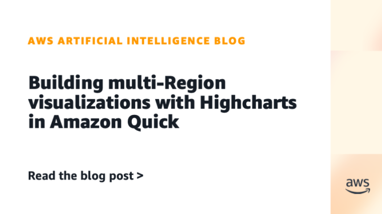 Building multi-Region visualizations with Highcharts in Amazon Quick