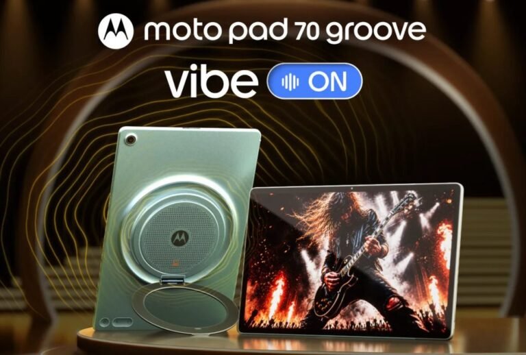 moto pad 70 Groove with 12.1″ 2.5K 120Hz display, JBL 9-unit speaker system launched in India