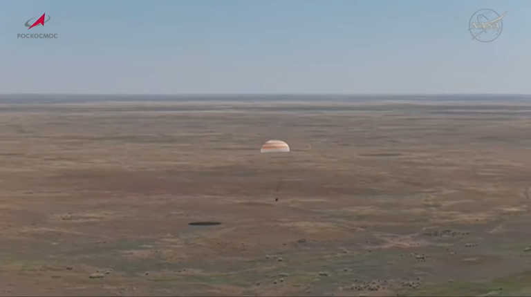 NASA Astronaut Chris Williams, Crewmates Return from Space Station