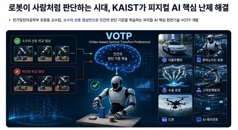 KAIST Develops Physical AI Breakthrough That Learns Human Judgment From Few Videos