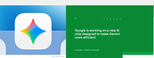 Google’s Frozen v2 chip embeds Gemini model architecture into silicon with targeting 6-10x more tokens per watt than current TPUs