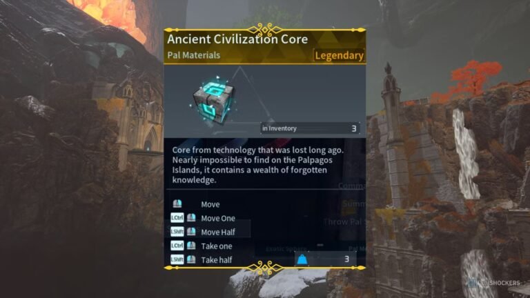 Palworld: How to Get Ancient Civilization Cores