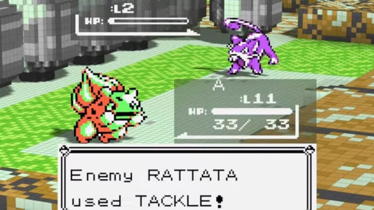 This amazing Pokémon Red and Blue voxel mod adds a 3D perspective without an emulator