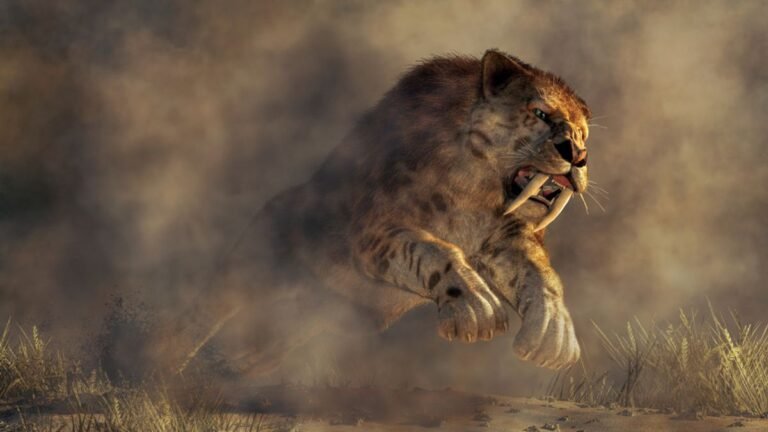 Rare Spinal Tumors Found in Saber-Toothed Cats Trapped at La Brea May Hint at Inbreeding Before Extinction