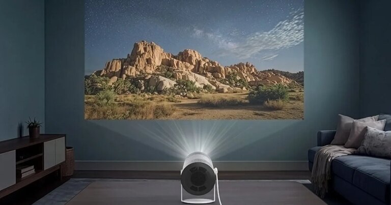 Samsung’s Freestyle+ AI Smart Projector turns any wall into your next movie screen