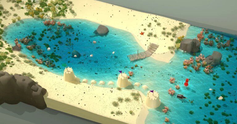 Inviting beaches and delightful physics await you in literal sandbox game, Sandcastle