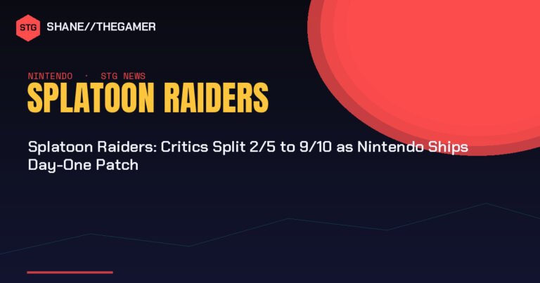 Splatoon Raiders: Critics Split 2/5 to 9/10 as Nintendo Ships Day-One Patch