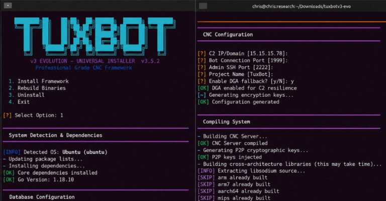 TuxBot v3 Evolution Shows Signs of LLM-Assisted IoT Botnet Development