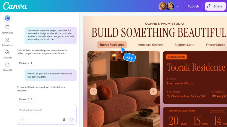 Canva wants you to have full control over the design – Code 2.0 just does the heavy lifting for you