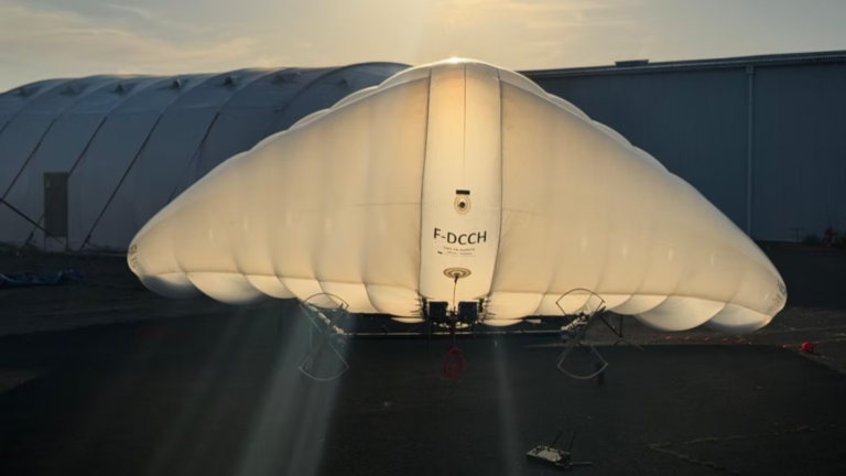 This inflatable 24-foot drone can fly for 10 hours, travel 500 miles, and reportedly fit inside a normal car