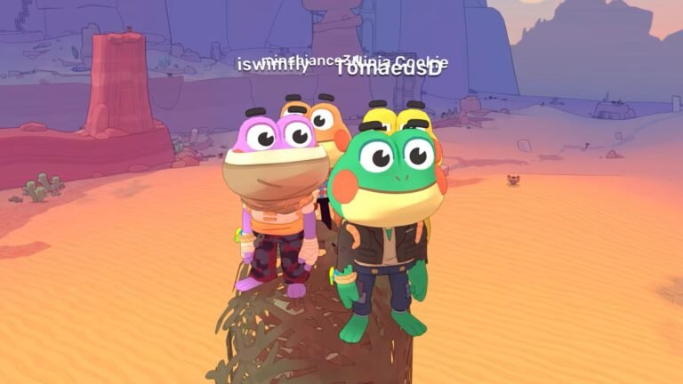 One of the best indie platformers of the year now has 8 player co-op: “Tongue swing from other players”