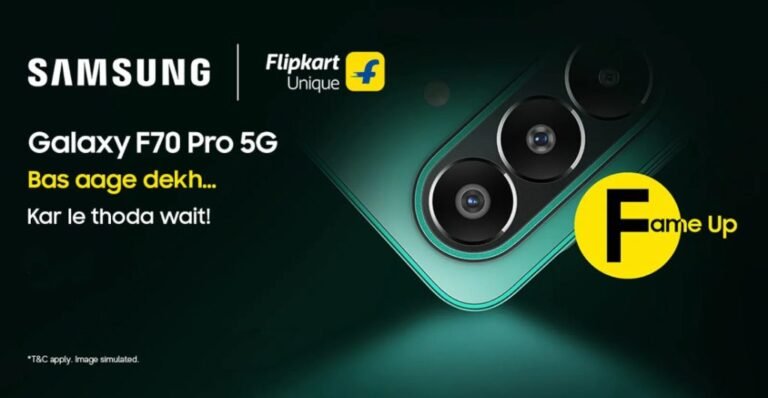 Samsung Galaxy F70 Pro 5G to launch in India on August 3