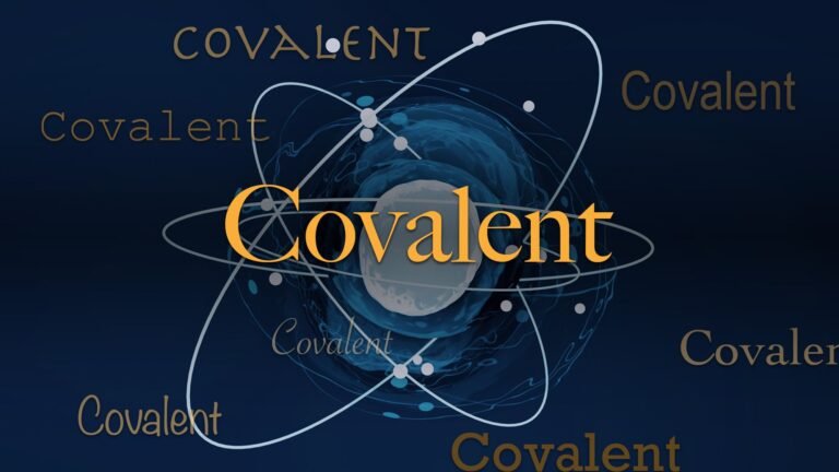 Science word of they day: Covalent