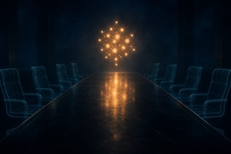 When the Code Becomes the CEO: Why Your Next Manager Might Be a Decentralized Agentic Loop